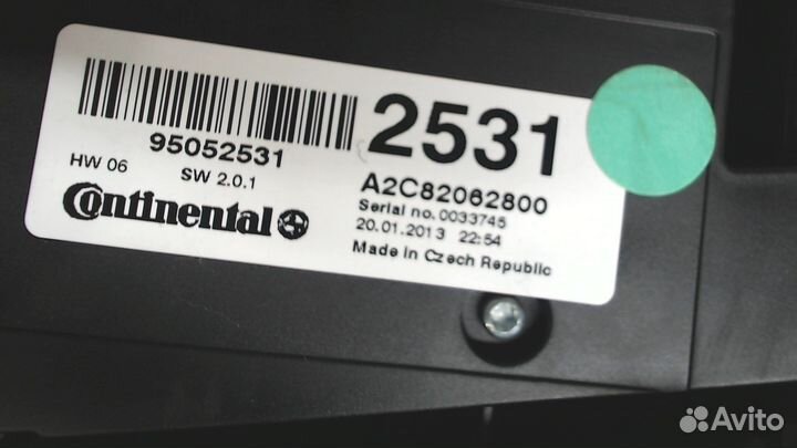 Панель управления магнитолой Opel Mokka, 2013