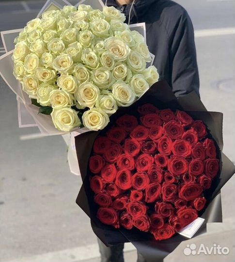 51 роза 101 роза доставка цветов казань