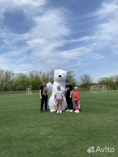 Белый Мишка поздравление ростовой медведь аниматор