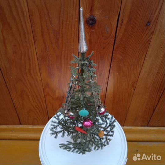 Елка малютка с игрушками СССР