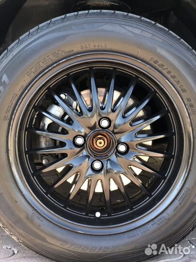 Литые диски League 152 r15 4/100 с шинами nexen