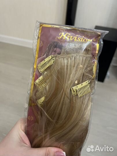 Искусственные волосы на заколках Hivision