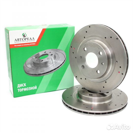 Диск тормозной перед. 2110-12 (R14) с перфорацией