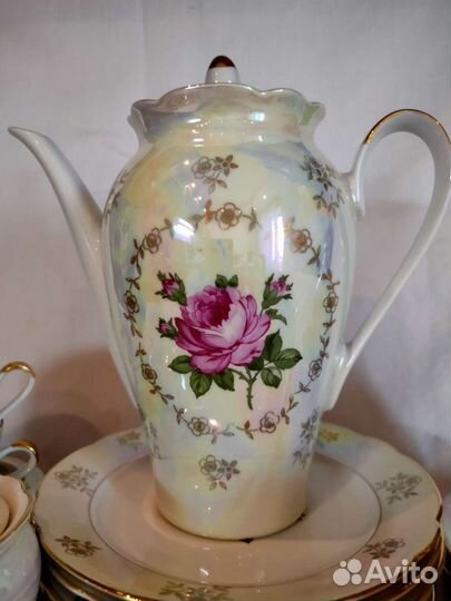 Фарфоровый чайный сервиз гдр