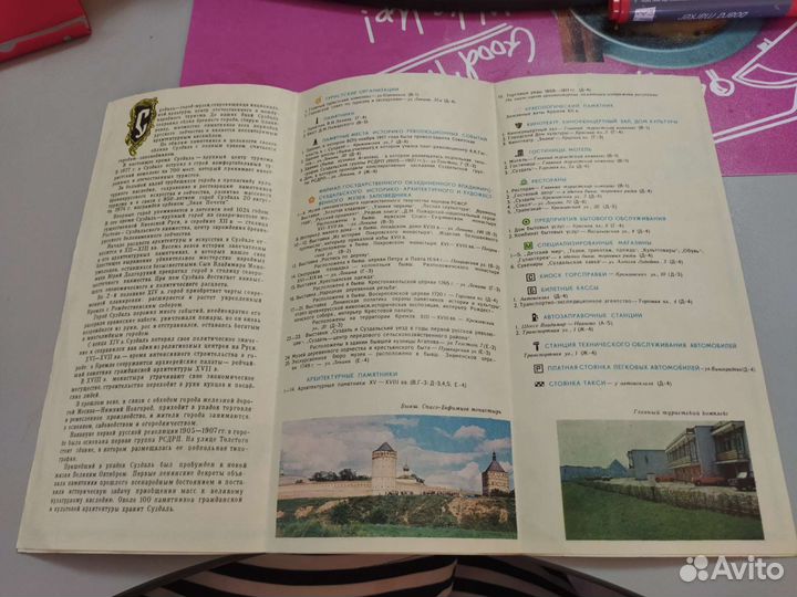 Карта Суздаль. 1979 год