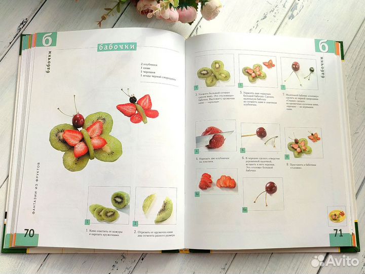 Детская книга Фантазии из овощей и фруктов