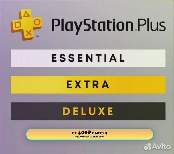 Подписка Ps Plus Essential, Extra, Delux, Ea Play