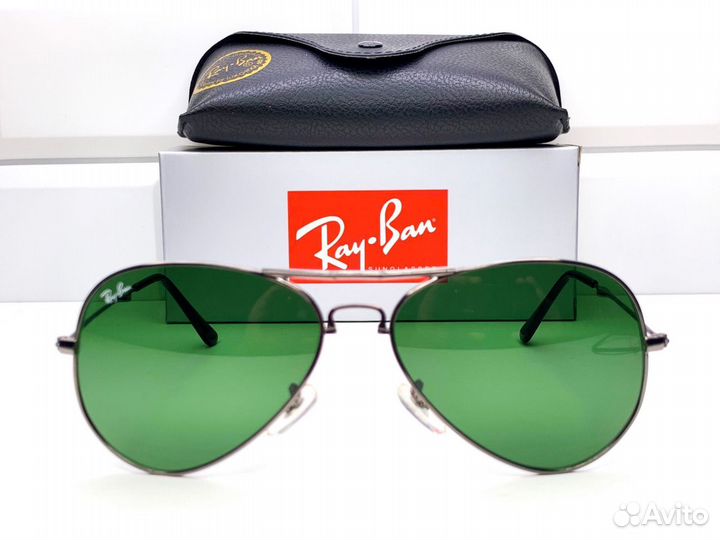 Очки Ray Ban Aviator Folding 3479 Зеленые