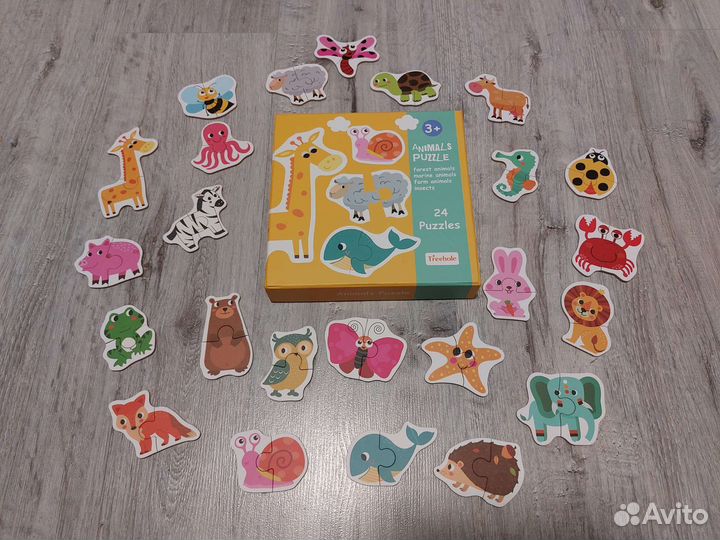 Пазлы для детей 3+ новые