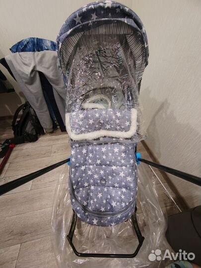 Санки коляска nika kids