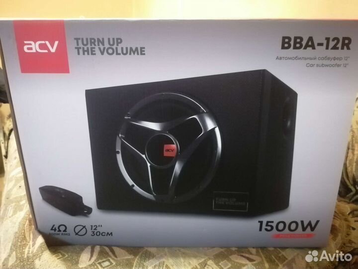 Автомобильный сабвуфер ACV BBA-12R