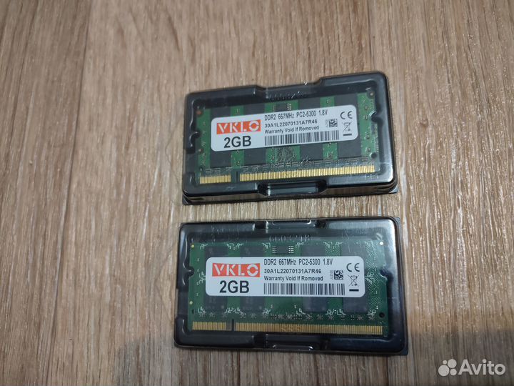 2х2 гб So-Dimm DDR2