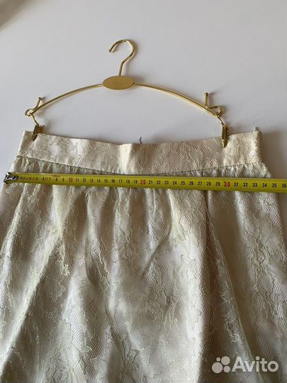 Юбка шелк кружево шантильи