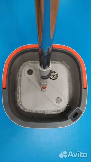 Швабра с ведром, отжимом и очисткой