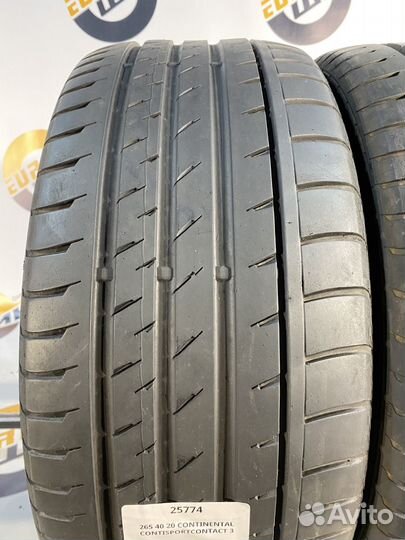 Continental ContiSportContact 3 265/40 R20 102Y