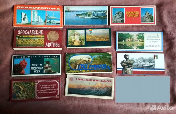 Наборы открыток из домашней коллекции