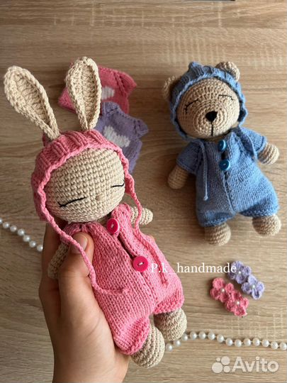 Вязанные игрушки ручной работы