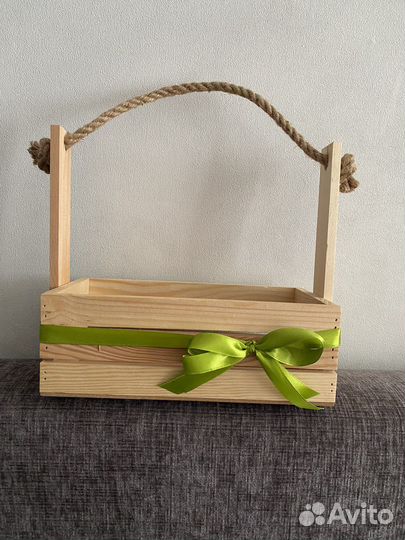 Ящик деревянный подарочный