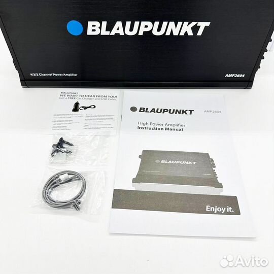 Усилитель 4х канальный / Blaupunkt 1040W Max