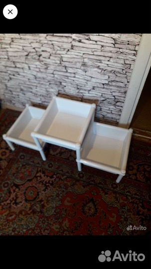 Домашние цветы и этажерка для цветов