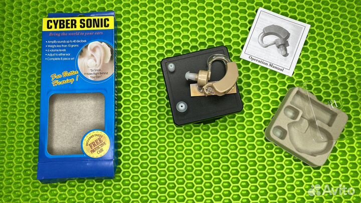 Слуховой аппарат усилитель звука новый комплект