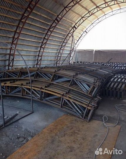 Арки арочного ангара 18м18000 мм