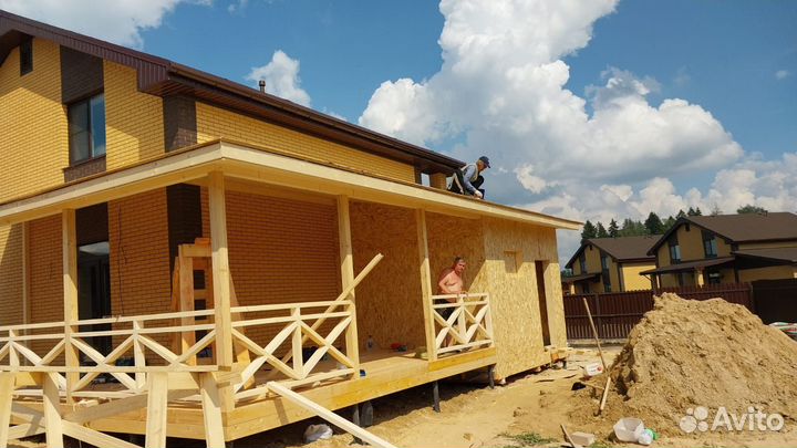 Строительство каркасный пристроек