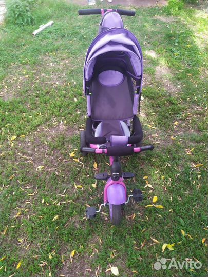 Детский трёхколёсный велосипед коляска