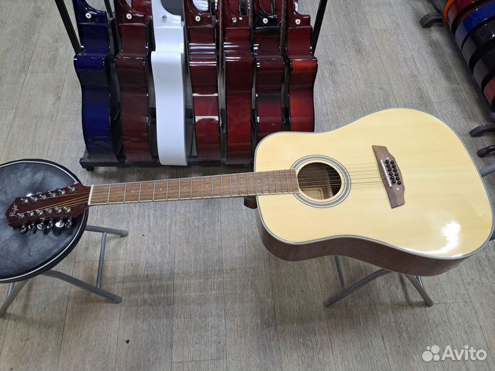 Гитара двенадцатиструнная (12струнная) Flight