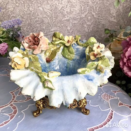 Ваза антикварная Edouard Gilles, Франция