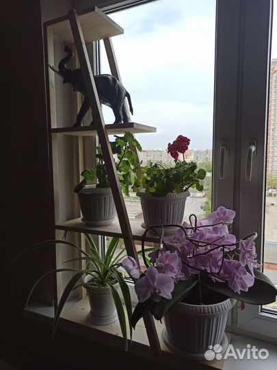 Полка для цветов на окно