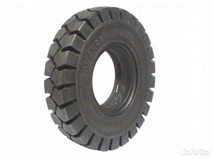 Шина цельнолитая 6.00-9 (OB502) advance Easi Fit