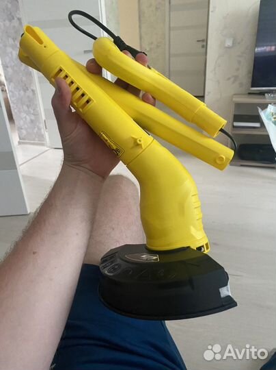 Триммер электрический, косилка для травы новый