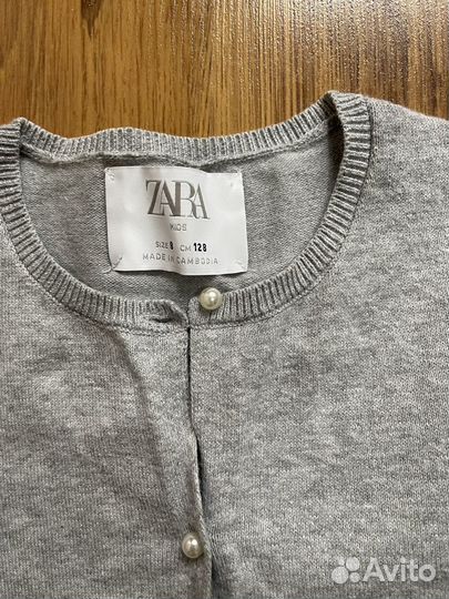 Кофточки для девочки zara (оригинал) 8-9лет