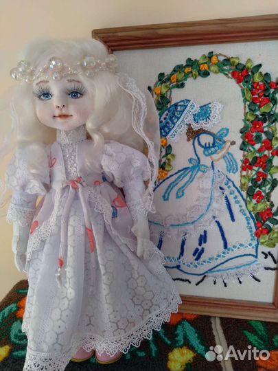 Текстильная интерьерная кукла