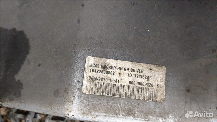 Накладка на порог Dodge Journey, 2010