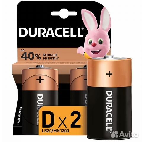 Батарейка Duracell Basic D/LR20 (LR20)