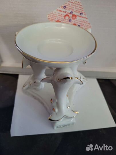 Дельфины фарфор аромалампа