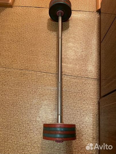 Штанга гриф блины гантель