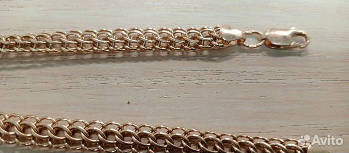 Золотой браслет 20,5 см