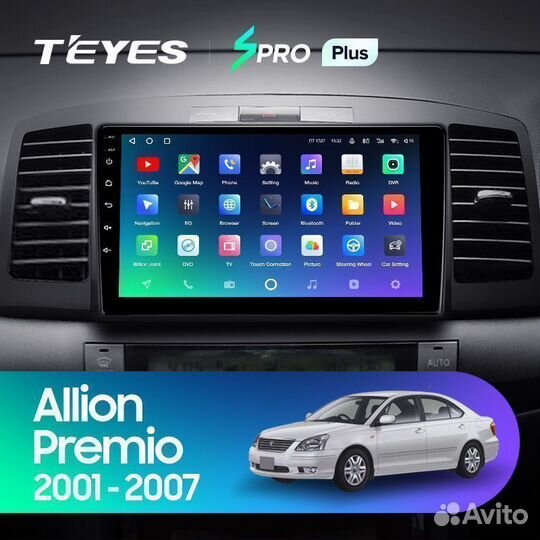 Магнитола Toyota Allion Premio T240 spro Plus 4/64