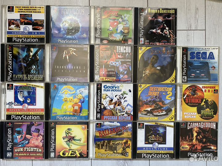 Игры на Sony playstation 1