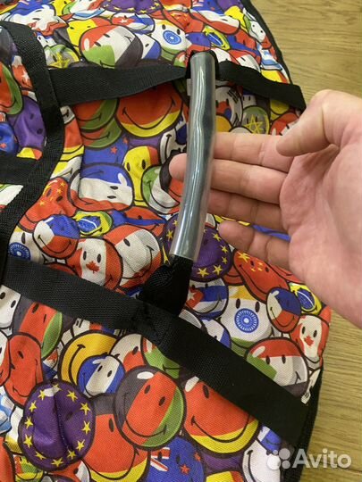 Тюбинг ватрушка смайлики