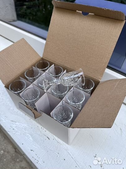 Рюмка миниатюрная. 20 мл, 12 штук