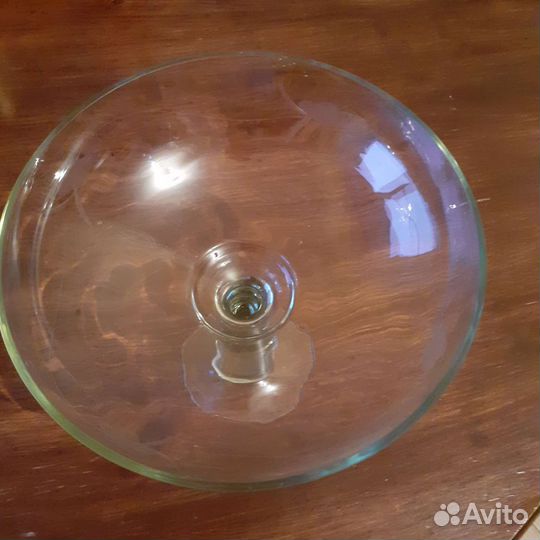 Ваза для фруктов на ножке СССР