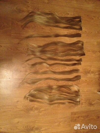 Искусственные волосы на заколках