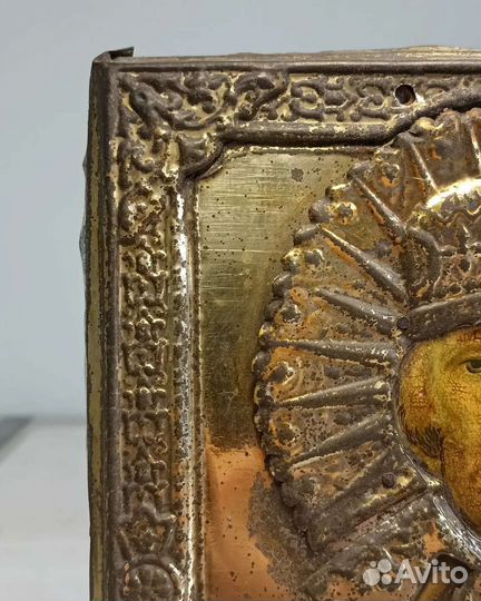 Старинная икона Николай Чудотворец