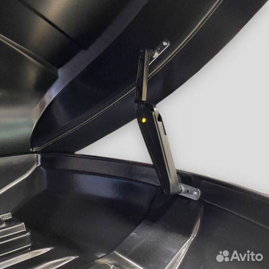 Бокс на крышу 450 л черный глянцевый