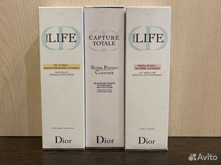 Dior Hydra Life и Capture Total молочко и мусс