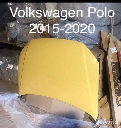 Капот на Volkswagen Polo 5 2015-2020 2013 e